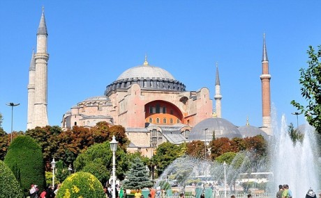 Hagia Sofia-moskén i Istanbul.