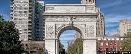 Aaron Greene uppges ha velat spränga Washington Square Archs norra sida, som hedrar USA:s förste president, och "döda 100 personer".