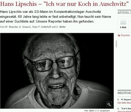 93-årige Hans Lipschis kan få tillbringa sina sista år i fängelse.
