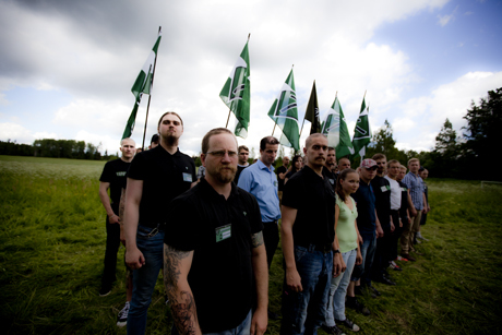 Gruppfoto från aktivistdag i Finland den 15 juni 2013.
