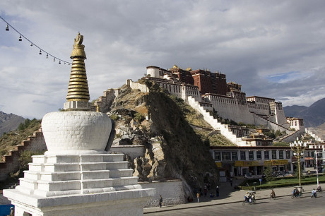 Potala-palatset i Lhasa.