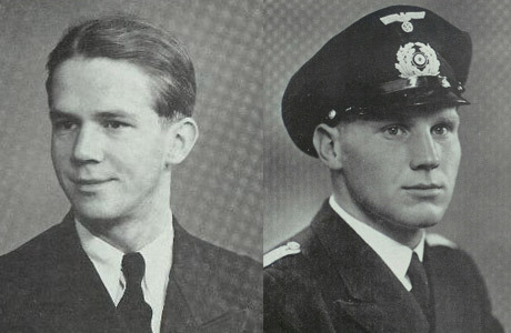 Karl Dönitz söner Klaus och Peter som båda stupade under kriget.