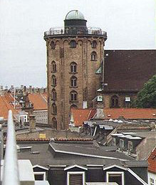 Observationsplatsen Rundetårn i Köpenhamn.