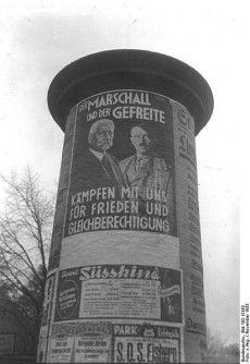Valplakat inför valet i november 1933.