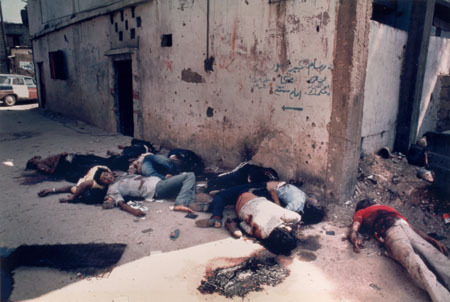 Massakern i Shatila som Sharon hade personligt ansvar för.