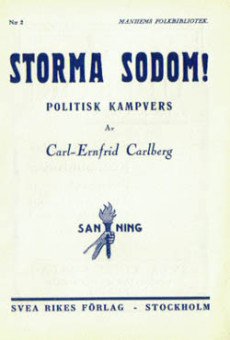 En skrift av Carl Ernfrid Carlberg, utgiven av Svea rikes förlag.