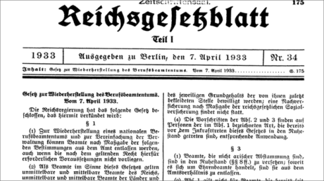 Den nya lagen publicerads i Reichgesetzblatt.