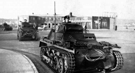 Tyska Panzer.1 i Danmark.