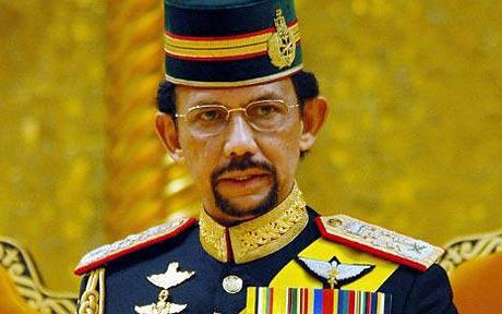 Brunies sultan Hassanal Bolkiah.
