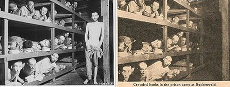 Bluffbilden från Buchenwald.