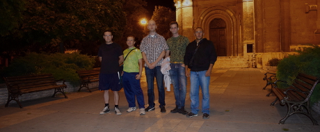 Aktivister i kuststaden Varna.