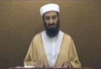 Skärmklipp från Bin Laden-filmen som SITE släppte innan Al Qaida hunnit göra det.