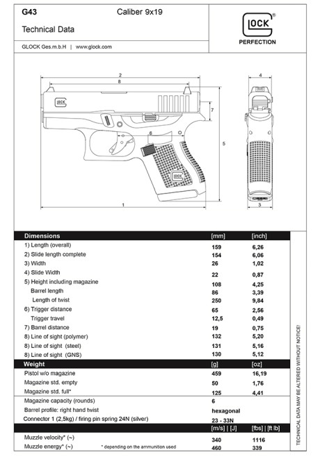 Glock-43-specs