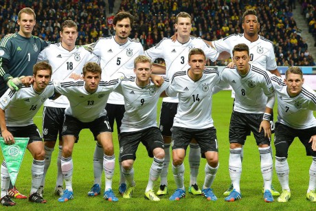 Tysklands VM-trupp 2014.
