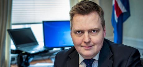 Islands president Sigmundur Davíð Gunnlaugsson har nått i görningen.