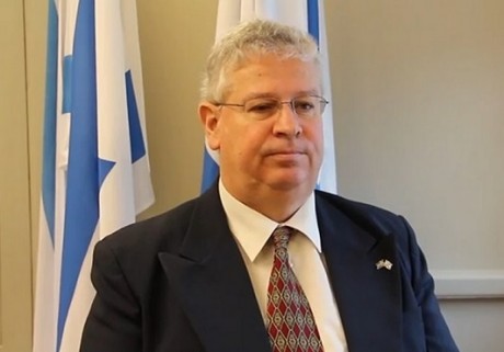 Israels ambassadör i Sverige, Isaac Bachman.