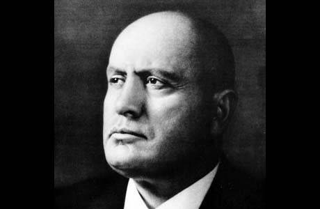Benito Mussolini, 1883-1945.