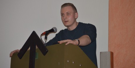 Oscar Bergström, filmansvarig i mediagruppen.
