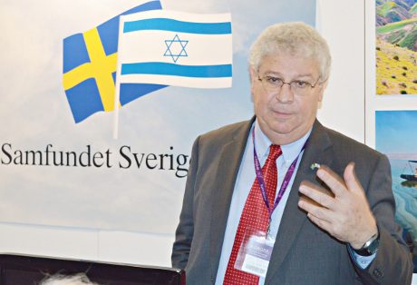 Israels ambassadör Isaac Bachmann. Foto: Nordfront.se