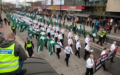 Första maj-demonstrationen i Borlänge blev den största på en längre tid. 12november-demonstrationen i Stockholm väntas bli betydligt större.