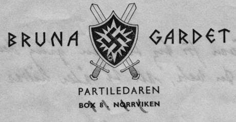 Bruna Gardet "terrororganisationen" med svenska judemord som främsta uppgift.